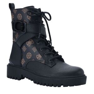 GUESS Women's Orana Combat Ankle Boots